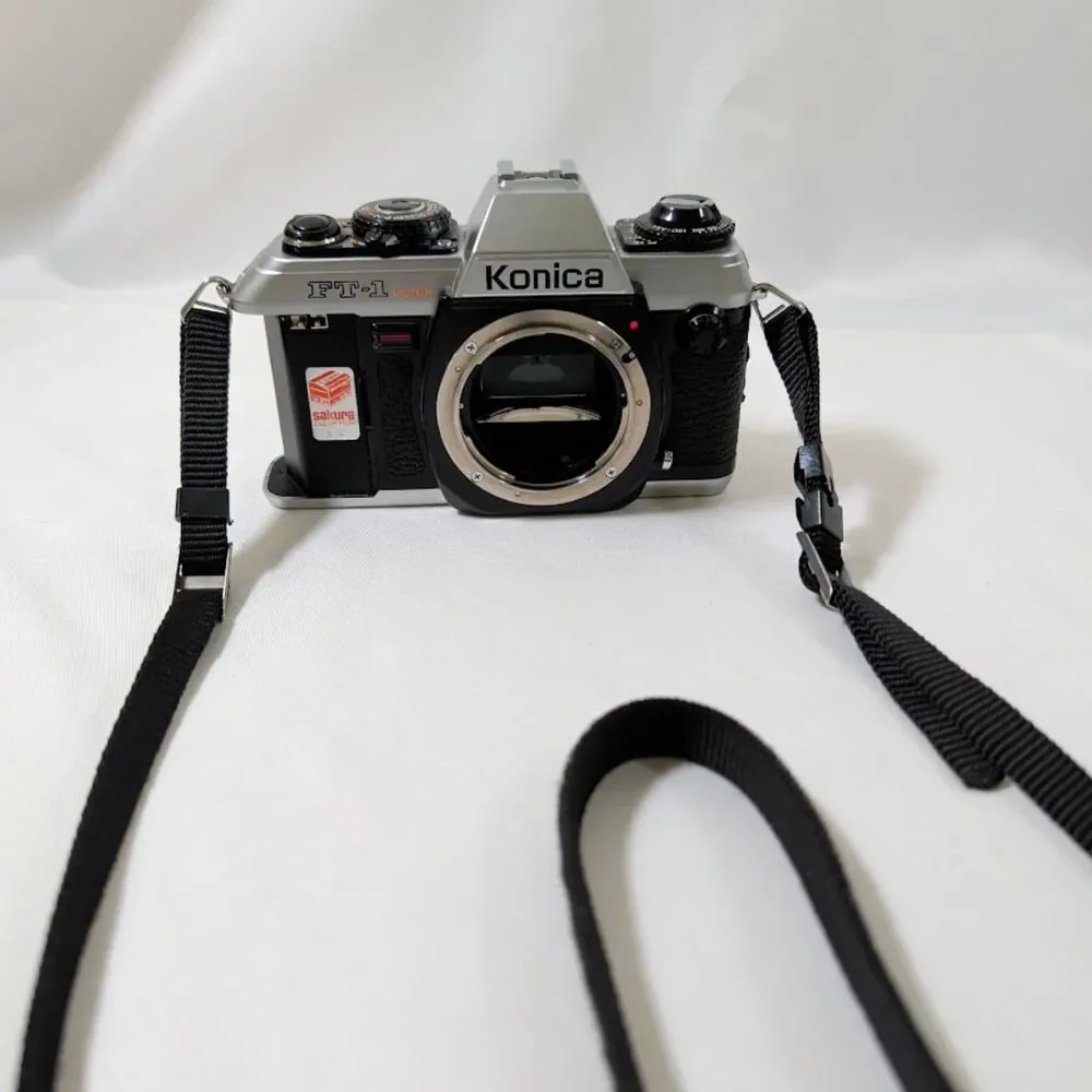 Konica FT-1 Motor 35mm SLR Film Camera Body AR Mount Parts Repair Japan